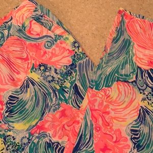 Lilly Pulitzer wide leg linen pants XL NWT